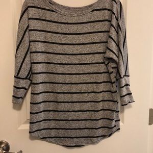 Corinna striped dolman top